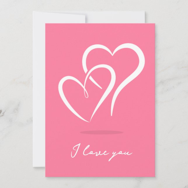 I love you feiertagskarte (Vorderseite)
