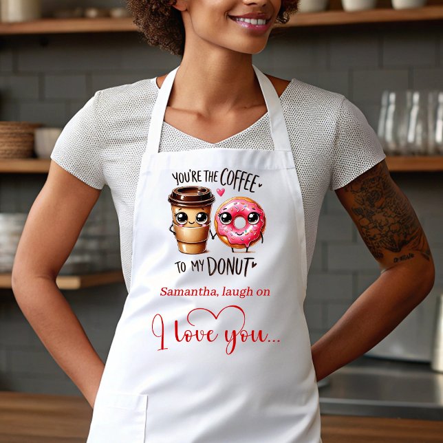 I Love You Gift Funny Food Valentine Apron Schürze (I Love You Gift Funny Food Valentine Apron)