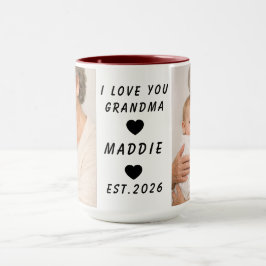 I Love You Grandma | Grandparents Day Tasse