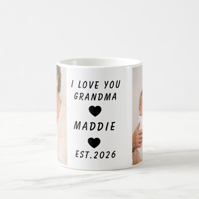 I Love You Grandma Mug | Grandparents Day Kaffeetasse (Mittel)