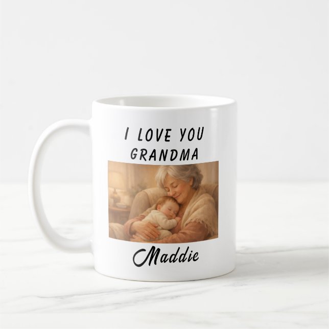I Love You Grandma Mug | Grandparents Day Kaffeetasse (Links)