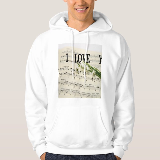 I love you hoodie (Vorderseite)