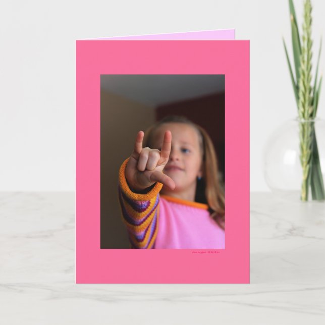 I love you! karte (Vorderseite)