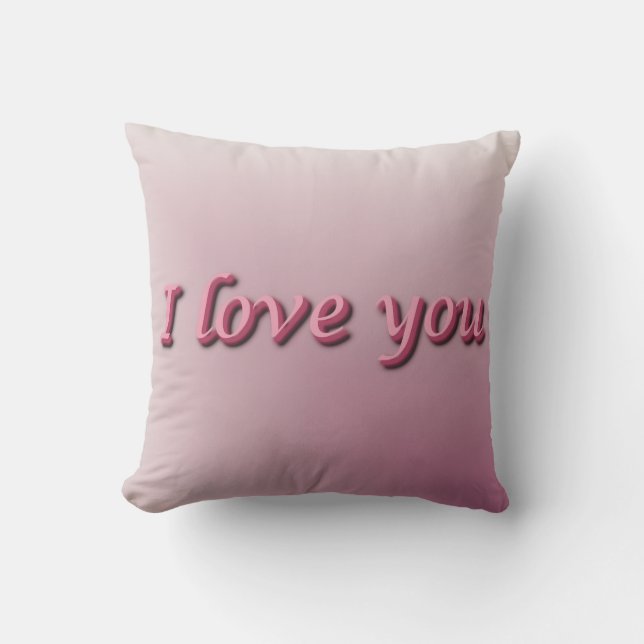 I love you. kissen (Vorderseite)