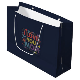 I Love You Mom / Bolsa de Regalo Große Geschenktüte