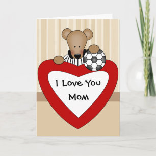 I Love You Mom card Karte