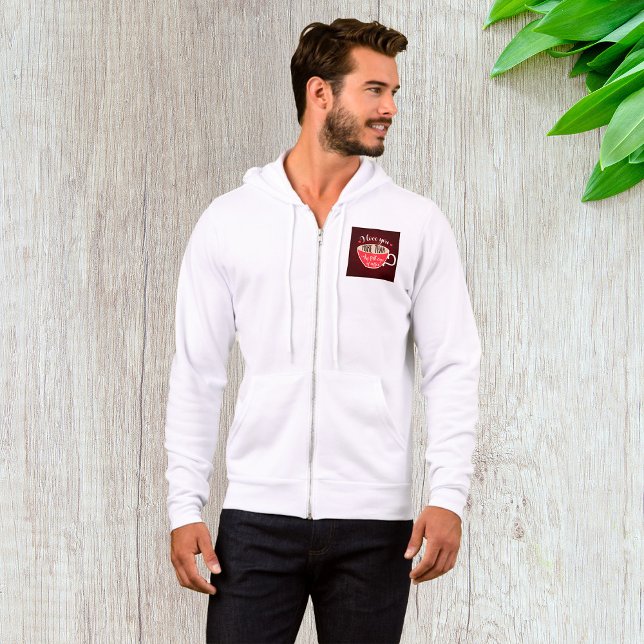 I Love You More Than Coffee Funny Quote Hoodie (Von Creator hochgeladen)