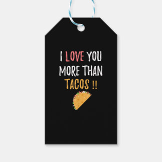 I Love You More Than Tacos Playful Boyfriend Gift  Geschenkanhänger