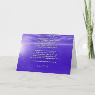 I love you poem karte