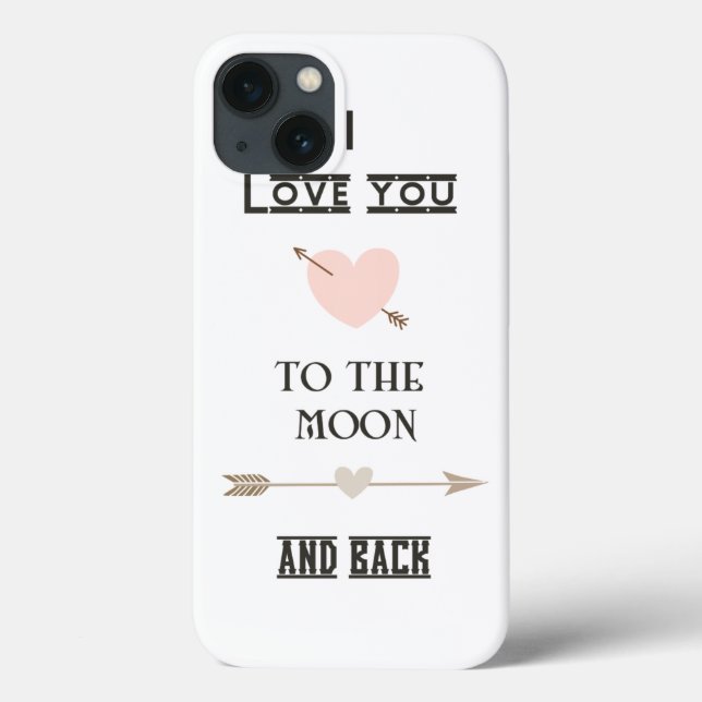 I love you to the moon and back Case-Mate iPhone hülle (Rückseite)