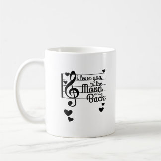 I Love You To The Moon And Back Repeating Love Quo Kaffeetasse