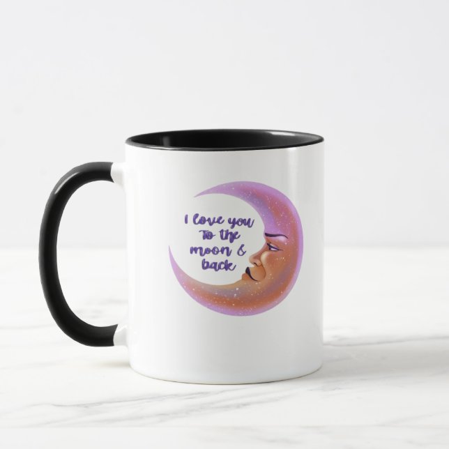 I Love You To The Moon And Back Timeless Love Styl Tasse (Links)