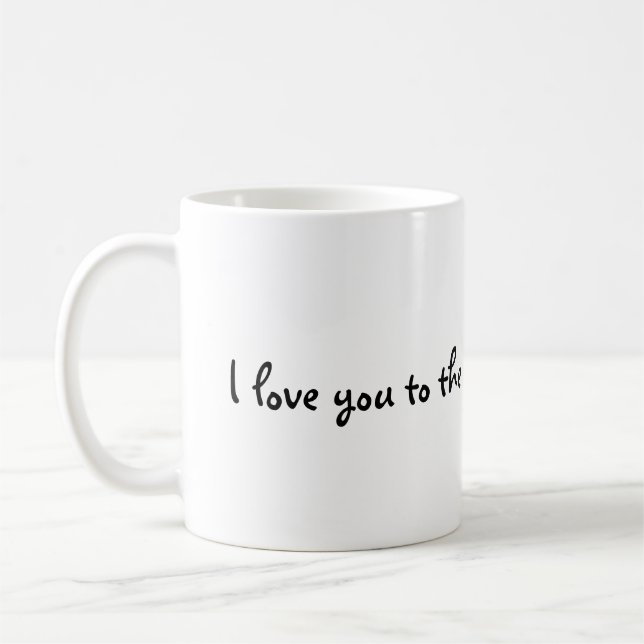I love you to the moon pie and back mug kaffeetasse (Links)