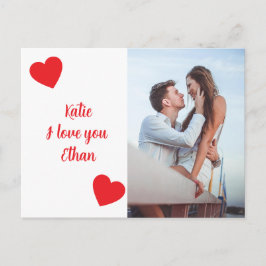 I Love You - Valentine's Day  Postkarte