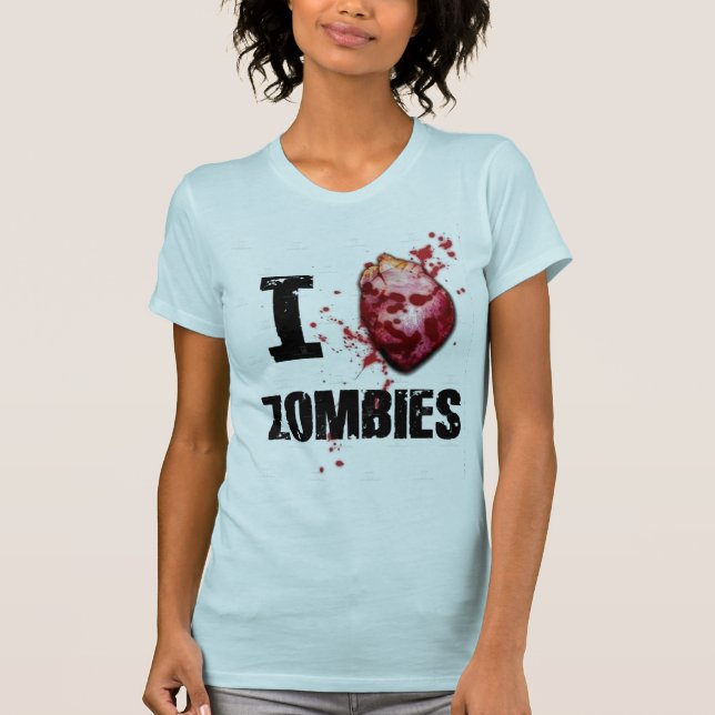 I love Zombies T-Shirt (Vorderseite)