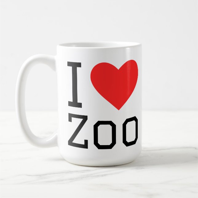I love zoo kaffeetasse (Links)