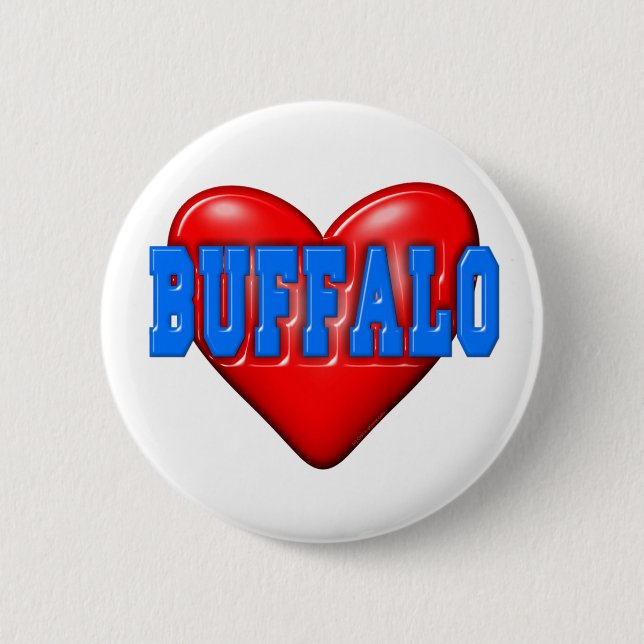 I LoveBuffalo Button (Vorderseite)