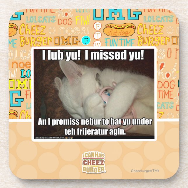 I lub Yu! Ich verfehlte Yu! Untersetzer (Vorderseite)
