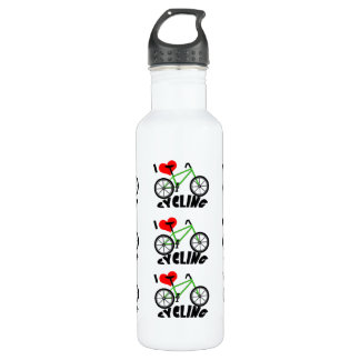 I Luv Cycling Trinkflasche