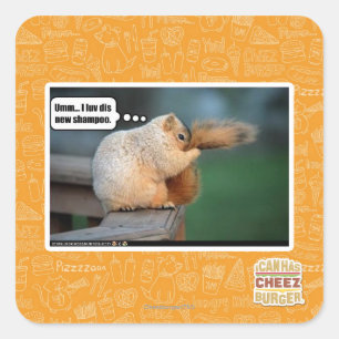 I luv DIS neues Shampoo Quadratischer Aufkleber