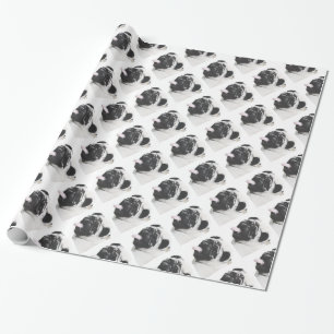 I Luv mein Mops Geschenkpapier