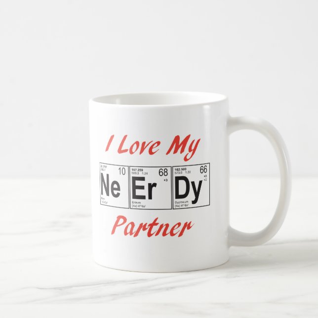 i luv meine Nerd Tasse (Rechts)