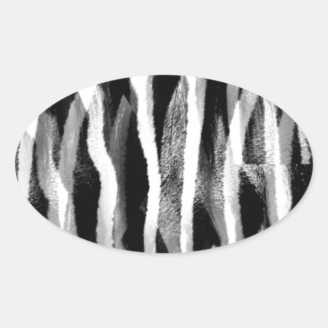 I Luv Pattern!_ Ovaler Aufkleber (Vorderseite)