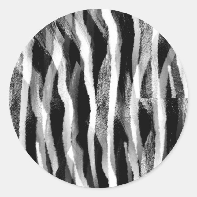 I Luv Pattern!_ Runder Aufkleber (Vorderseite)
