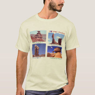 I Luv Rot-Felsen T-Shirt