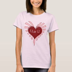 I Luv Sie Valentinsgruß T-Shirt