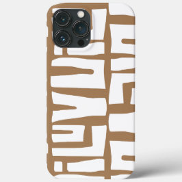 I LUV U Tribal Muster Case-Mate iPhone Case