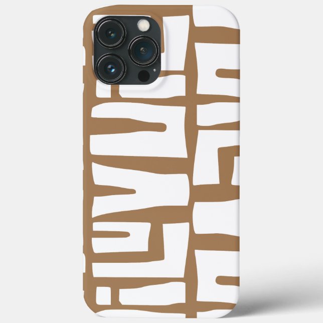 I LUV U Tribal Muster Case-Mate iPhone Case (Rückseite)