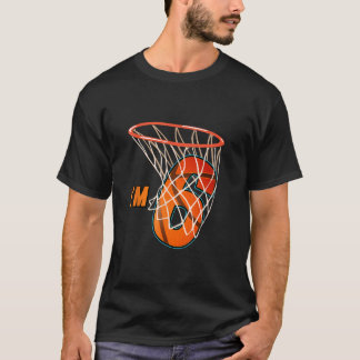 I m 6 Basketball Themen6er Geburtstagsparty Celebr T-Shirt