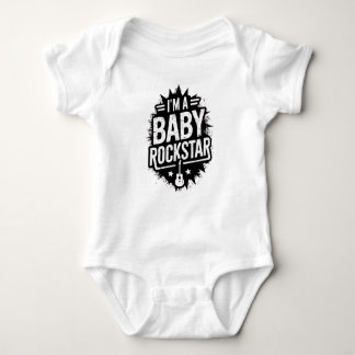 I´m a baby rockstar baby strampler