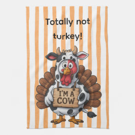 I’m a Cow Turkey | Funny Thanksgiving Disguise Geschirrtuch