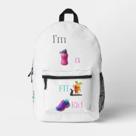 I’m a FIT Kid Print Cut Sew Bag Bedruckter Rucksack
