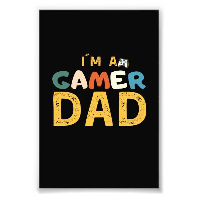 I´M A GAMER DAD FOTODRUCK (Vorne)