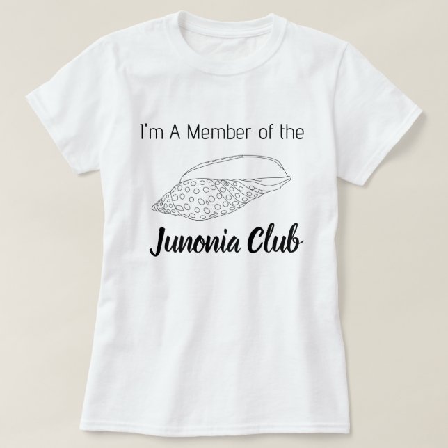 I’m a Member of the Junonia Club – Women’s Tee (Design vorne)