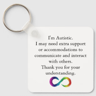 "I m Autistic" Awareness Schlüsselanhänger