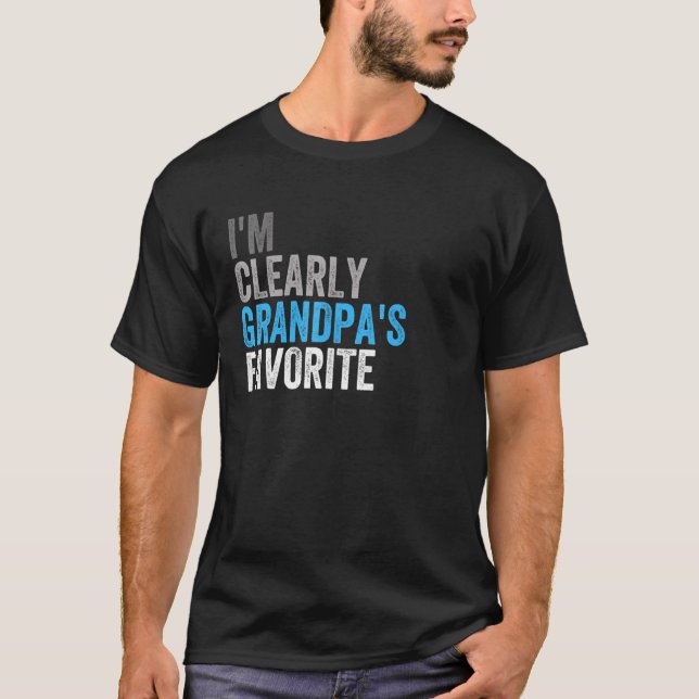 I m Clearly Grandpau2019s Favorite Family Daughter T-Shirt (Vorderseite)