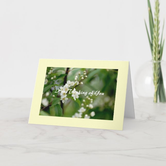 I ` m, das an Sie denkt Karte (Vorderseite)