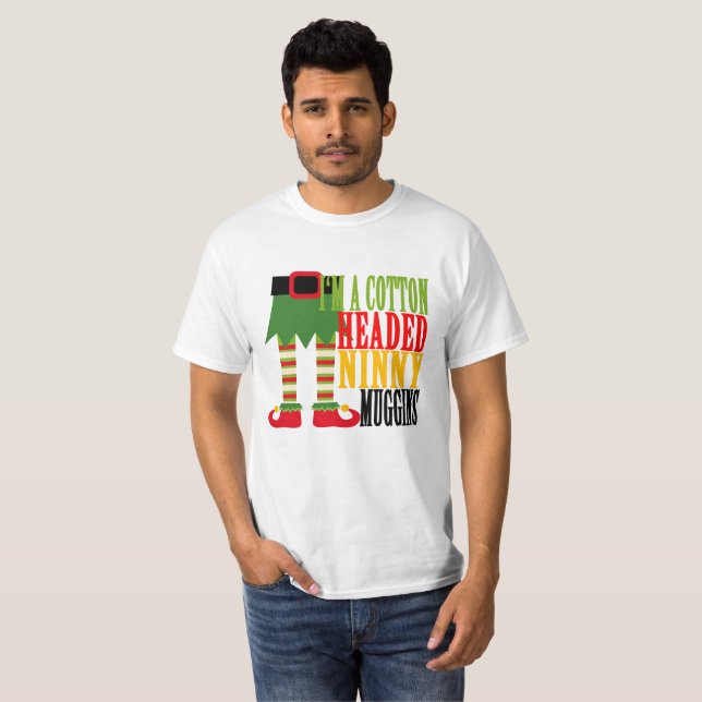 I ` M EINE BAUMWOLLE GING WEIHNACHTEN DES T-Shirt (Vorne ganz)