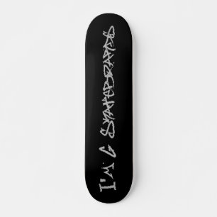 I m G Skateboards (Rufa Schriftart) - schwarz/grau