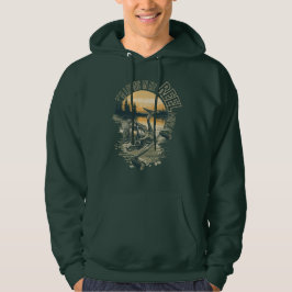 I’m Living in My | Funny Fisherman Gift | Outdoor  Hoodie