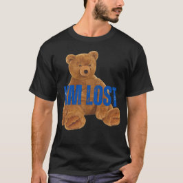 I m lost Bear Novelty 90s retro funny T-Shirt