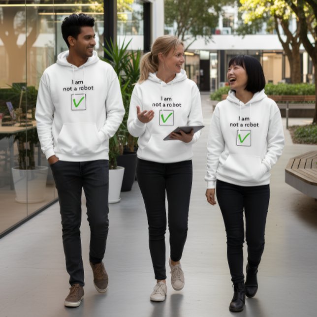 “I’m Not a Robot” Hoodie (Von Creator hochgeladen)