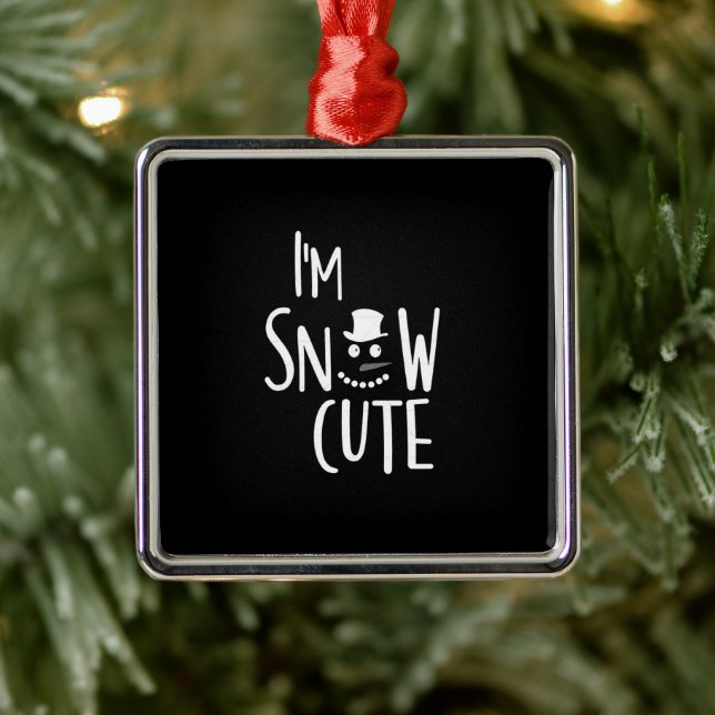 *I M SNOW NIEDLICH* CHRISTMAS ORNAMENT AUS METALL (Baum)
