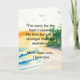 I’m Sorry Relationship Card Karte