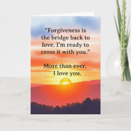 I’m Sorry Relationship Card Karte