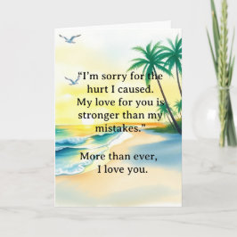 I’m Sorry Relationship Card Karte